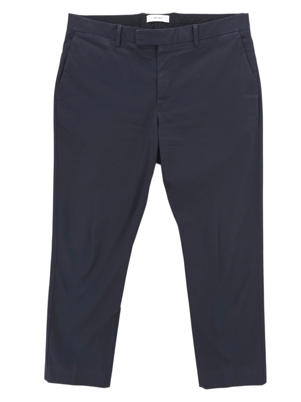 REISS Men's "Tanker" Navy Blue Chino Dress Pants Cotton Blend Stretch Size 36